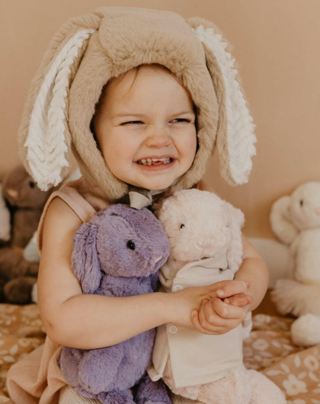 Easter Bunny Rabbit Stuffies Little Wonder & Co. Violet