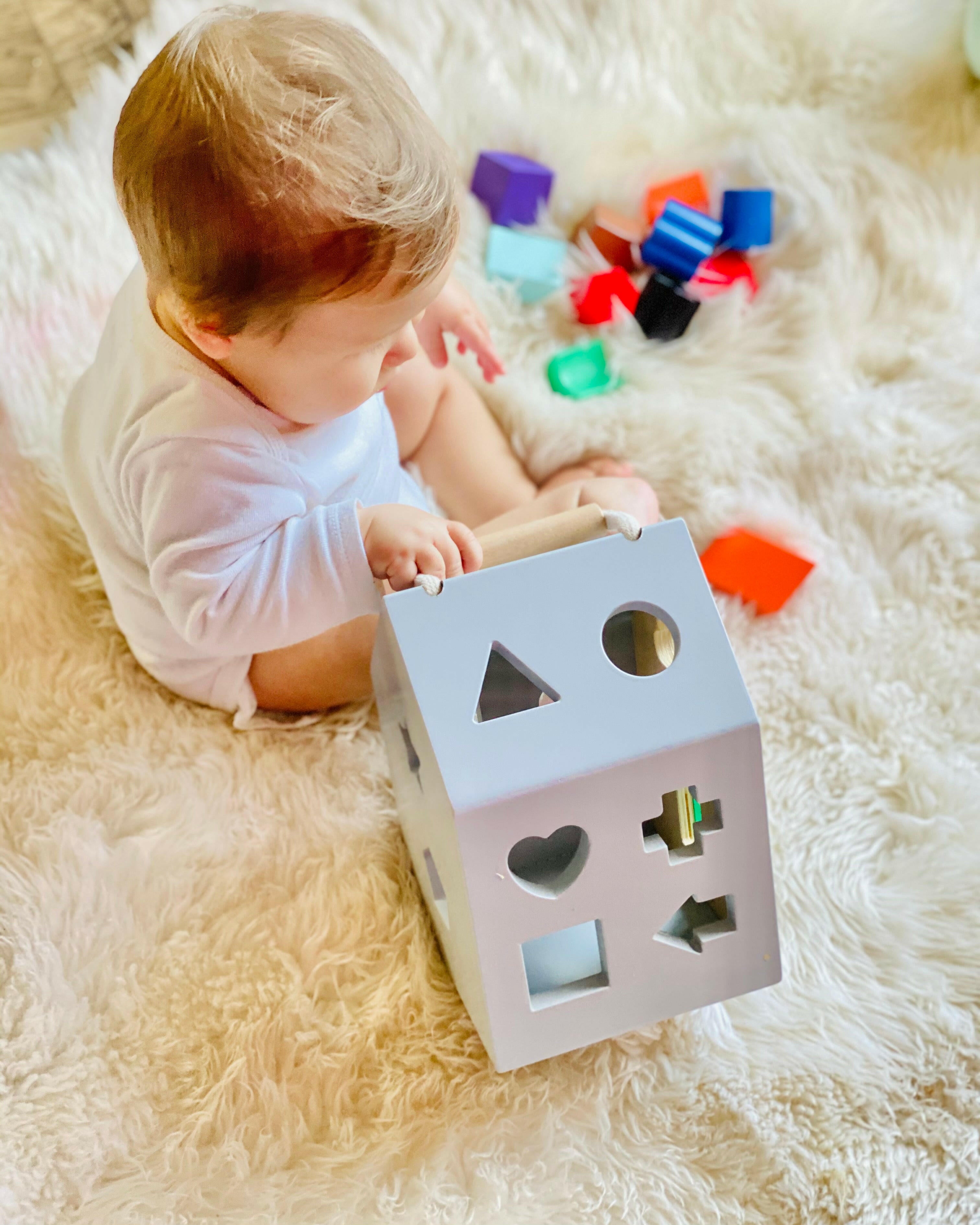 Hip Shape Wood Sorter Baby Toy Baby Toys Wonder & Wise