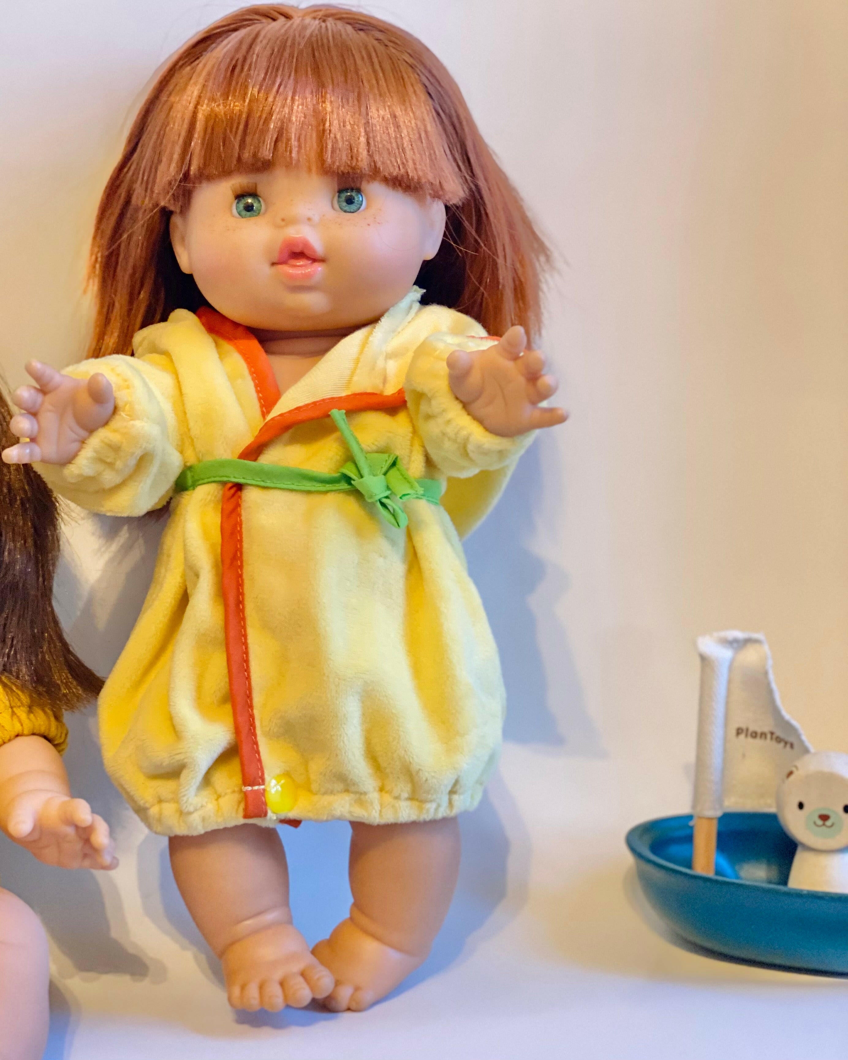 Doll Cozy Bathrobe Doll Clothing Miniland