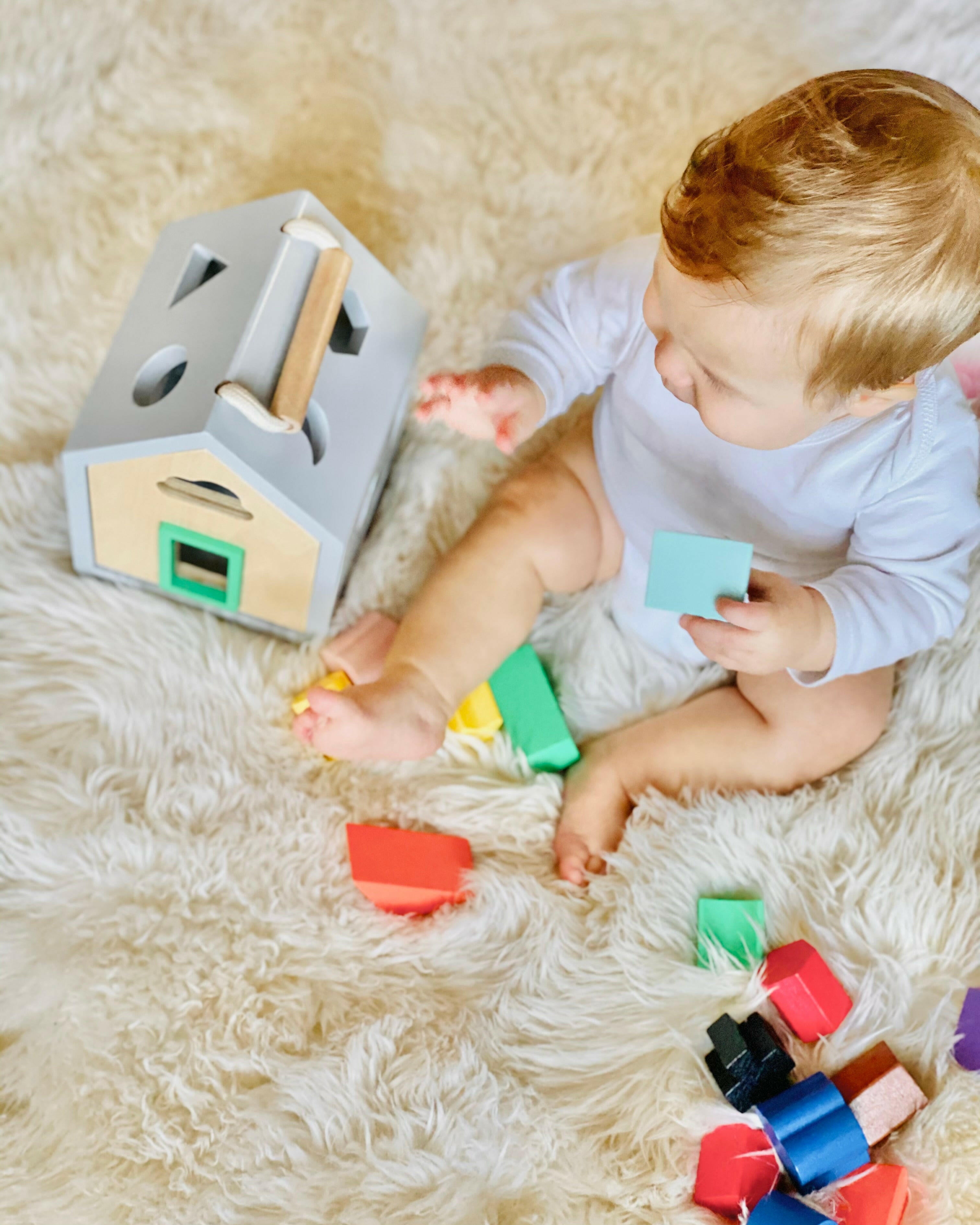 Hip Shape Wood Sorter Baby Toy Baby Toys Wonder & Wise