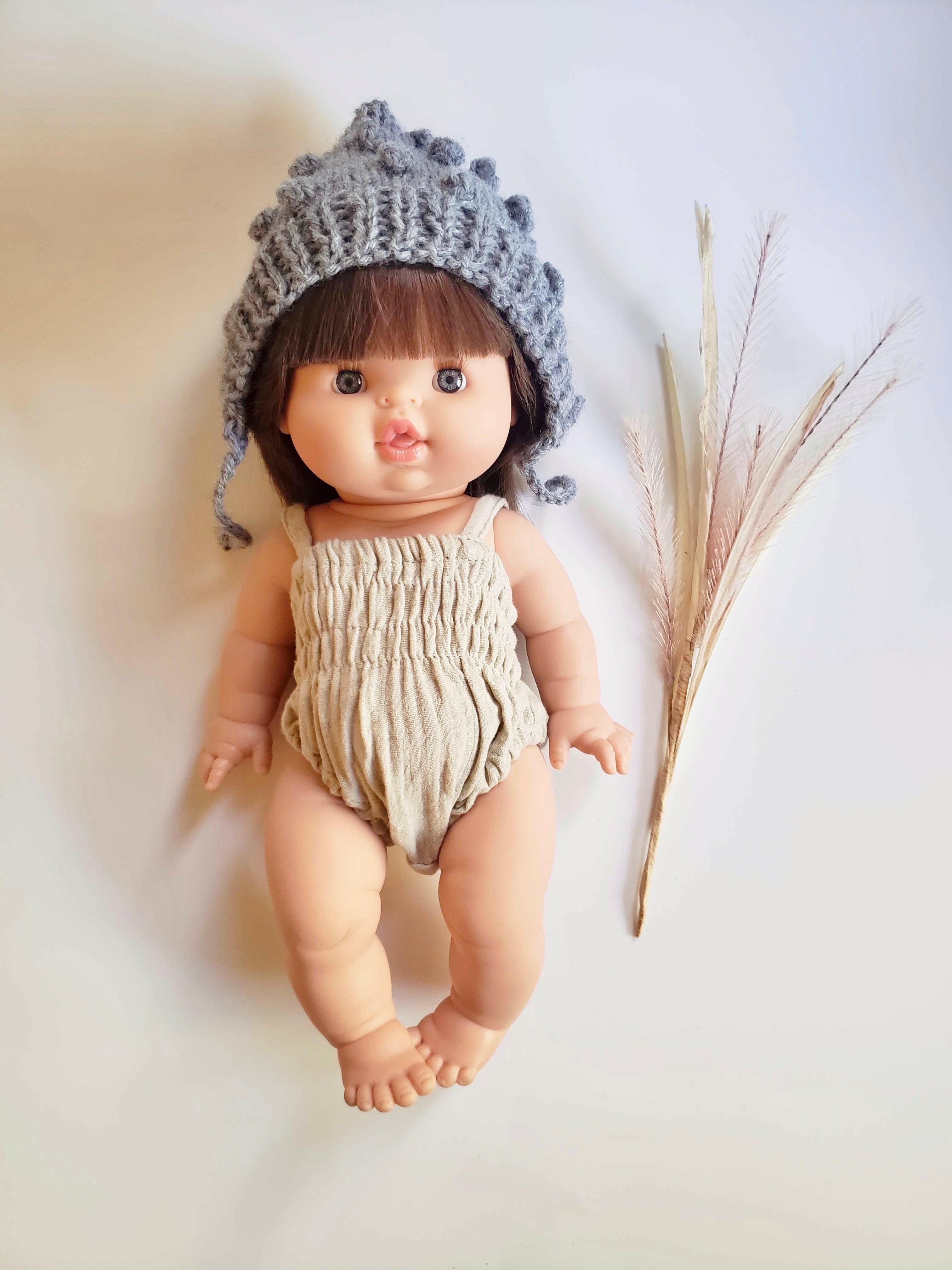 Doll Romper Clothing in Pistachio Doll Clothing Minikane