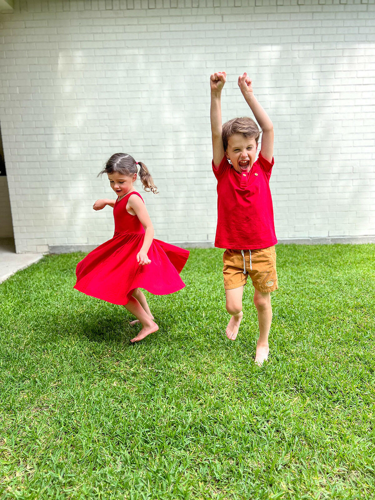Tank Twirl in Scarlet dress Ollie Jay