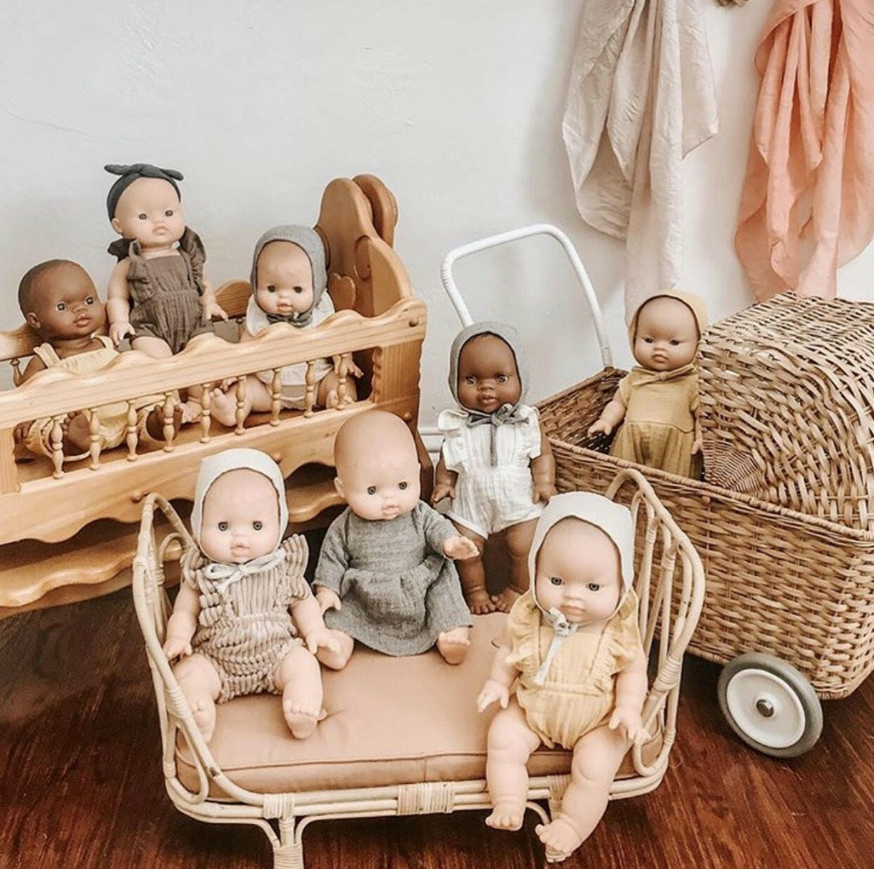 MiniKane Little Asian Baby Boy Doll- Dark Eyes Dolls Minikane