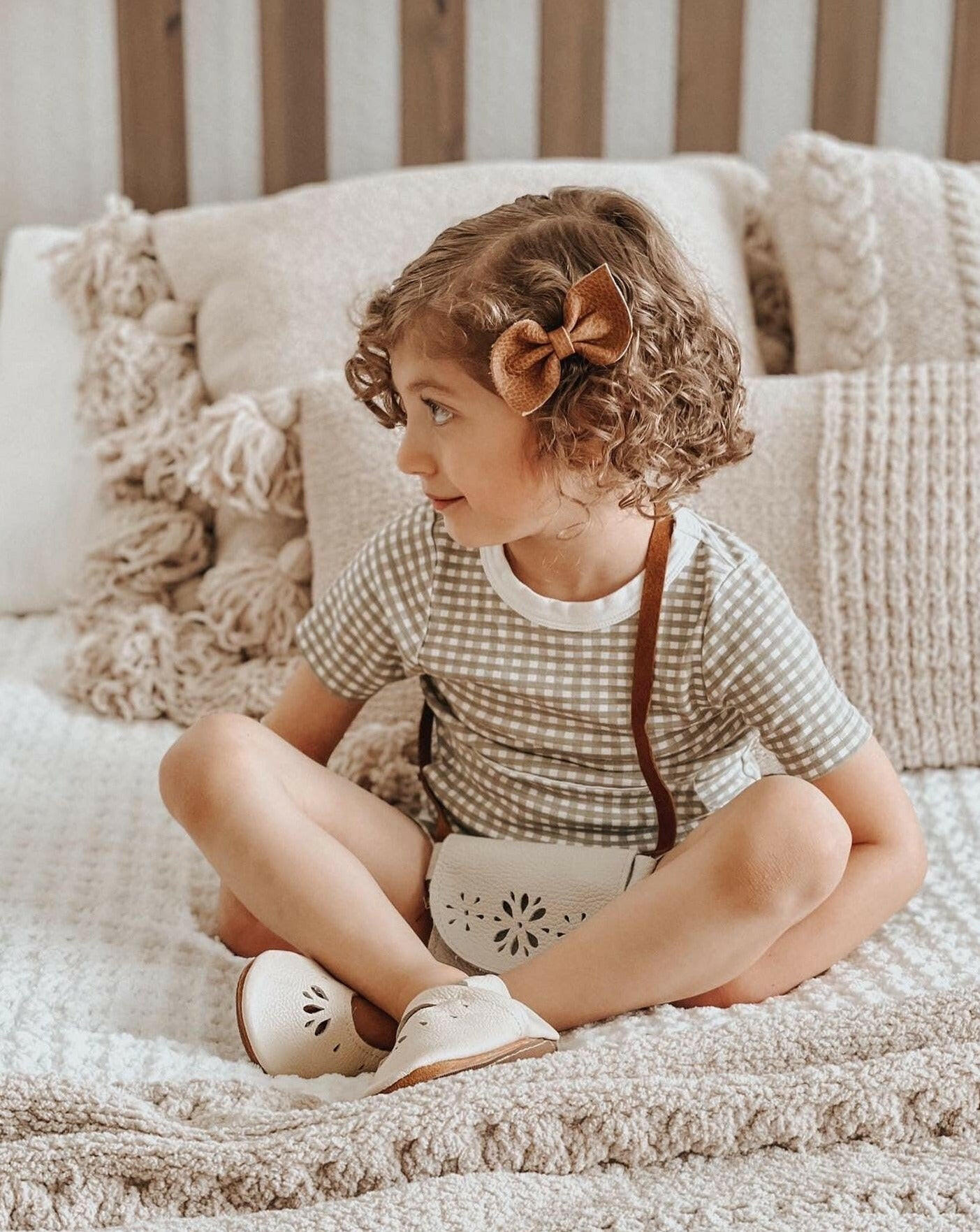 Milk BLOSSOMS Leather PURSE Toddler & Kids Starry Knight Design