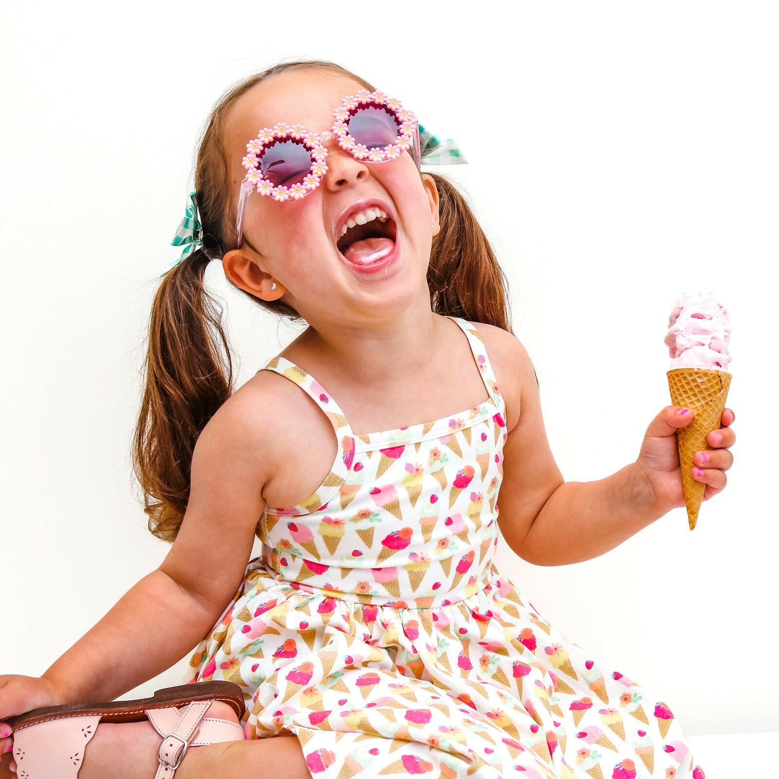 Camila Dress in Ice Cream Scoop Ollie Jay