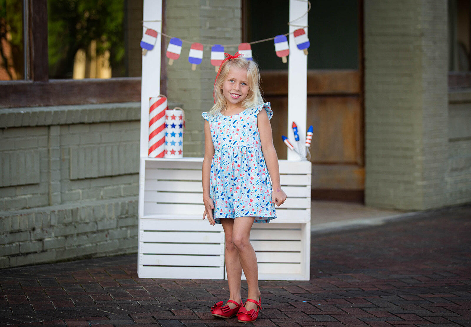 Macie Romper in Sweet Freedom Ollie Jay