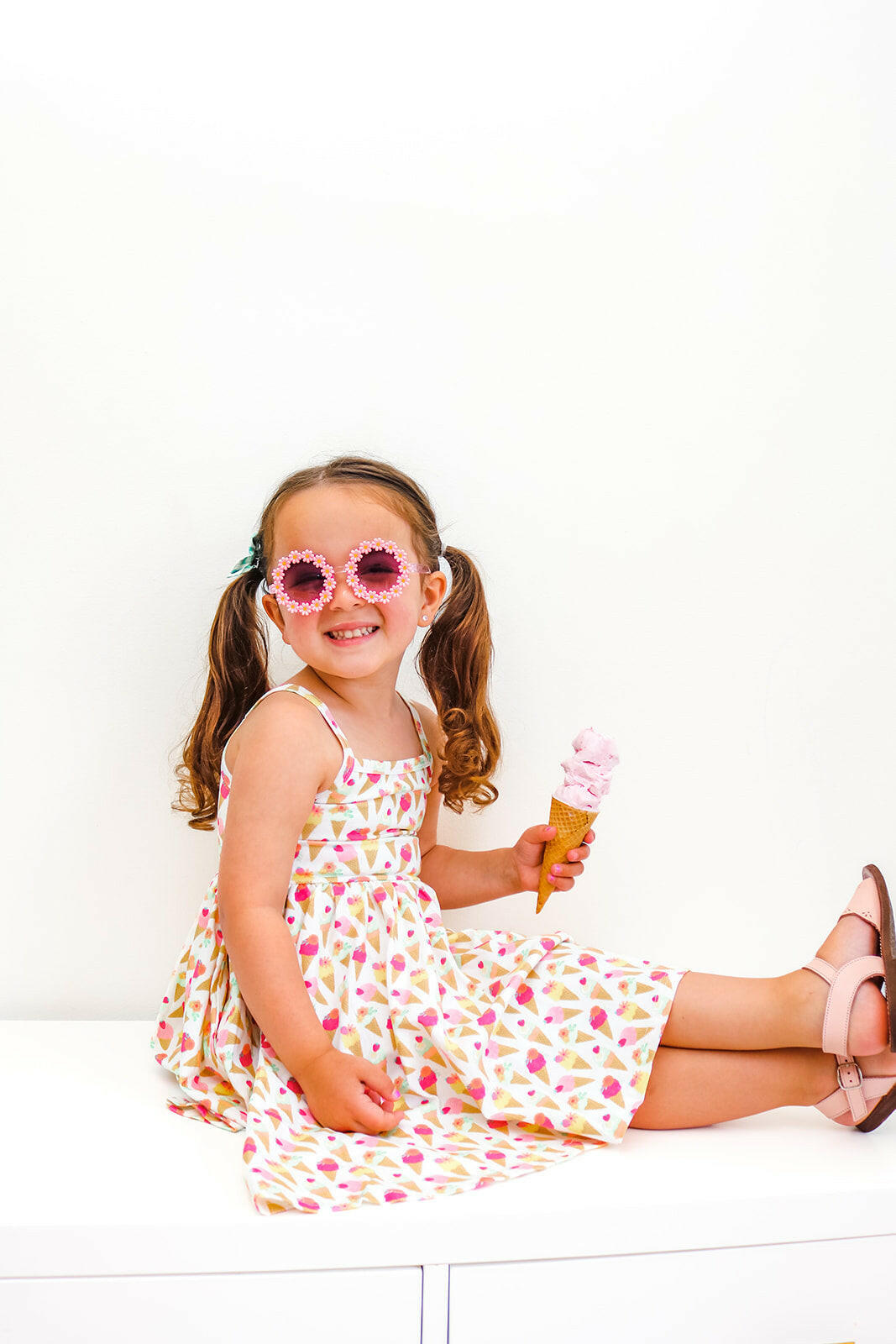 Camila Dress in Ice Cream Scoop Ollie Jay