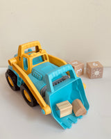 Blue And Yellow Loader Truck
