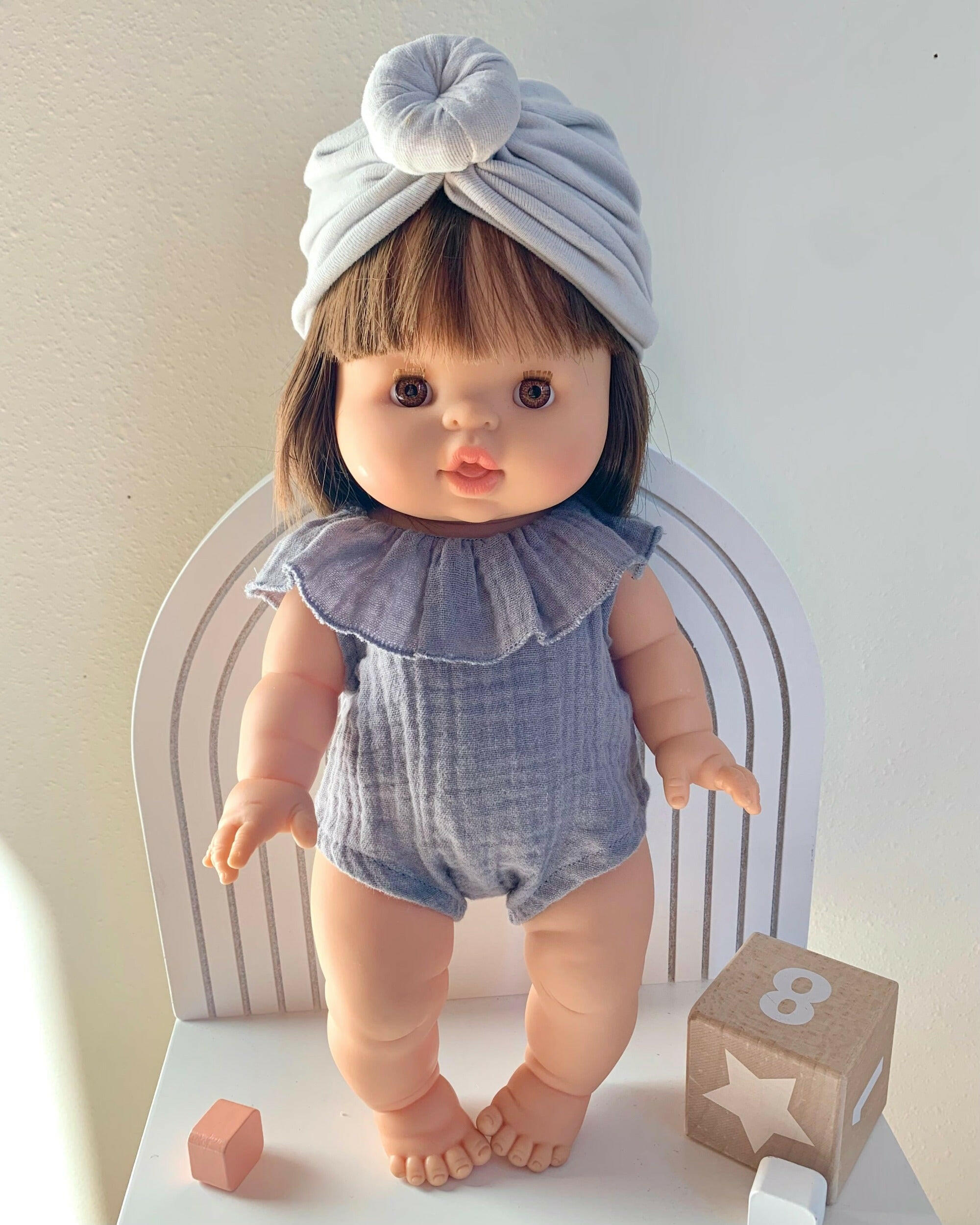 Ruffled Double Gauze Romper Little Wonder & Co