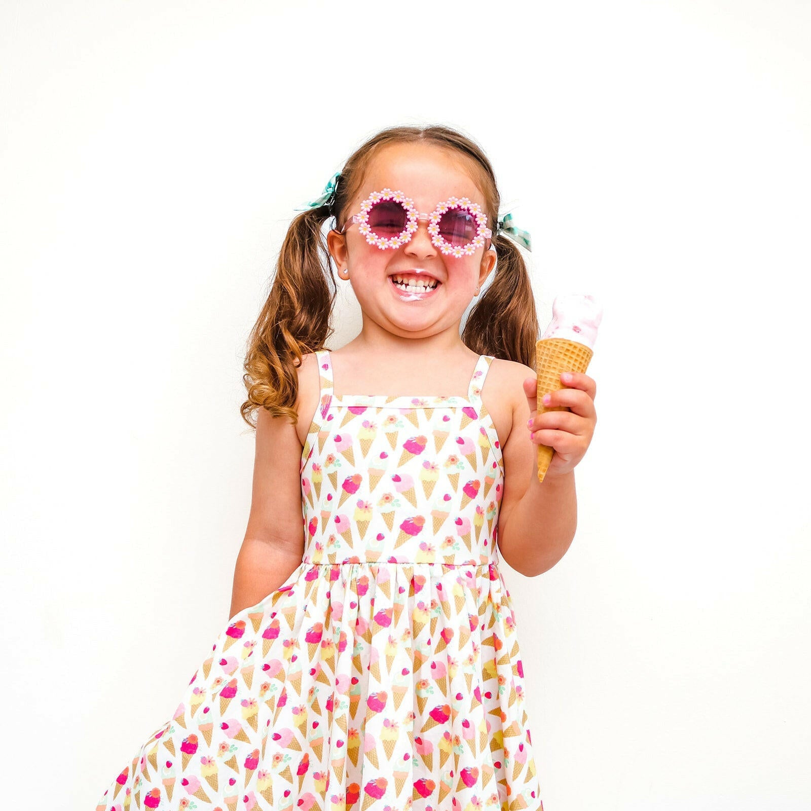 Camila Dress in Ice Cream Scoop Ollie Jay