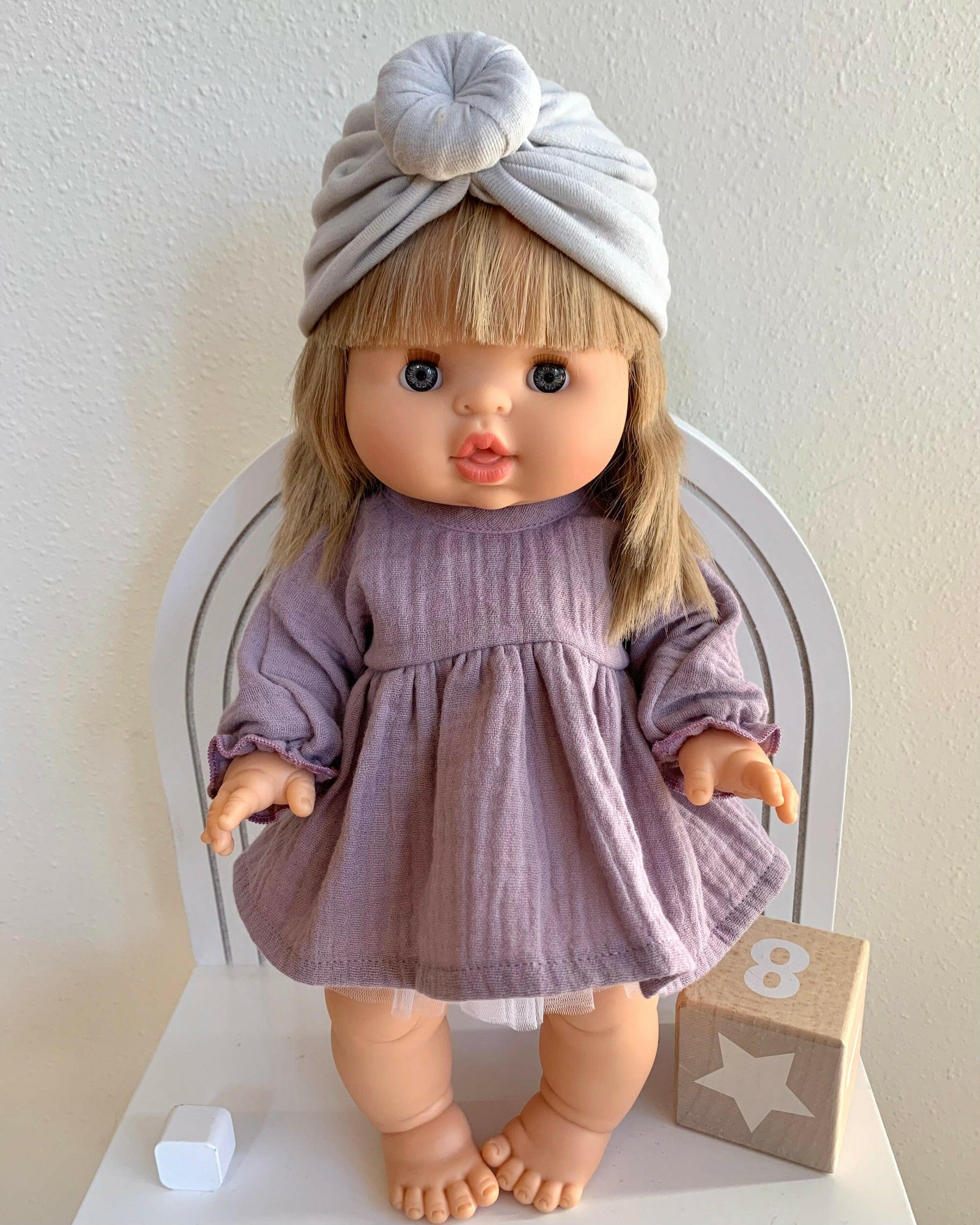 Long Sleeve Gauze Dress Little Wonder & Co Lavynder