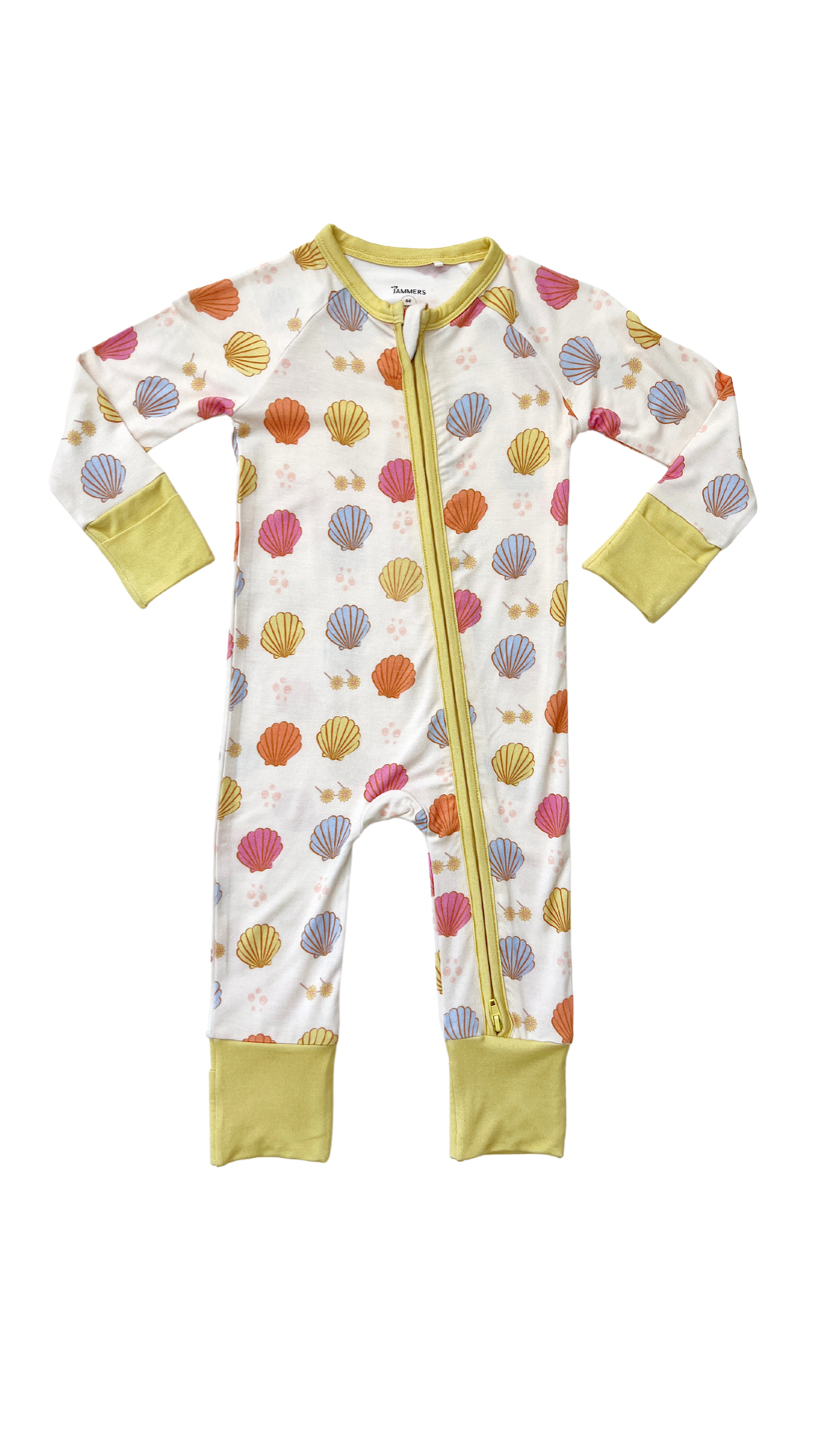 Seashell Zipper Romper In my Jammers