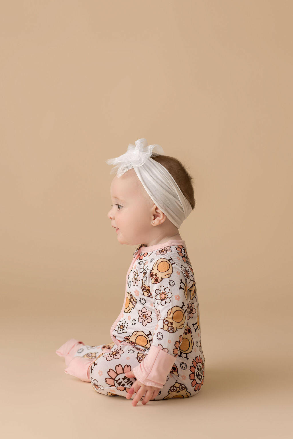 Groovy Chick Zipper Romper Baby & Toddler In my Jammers