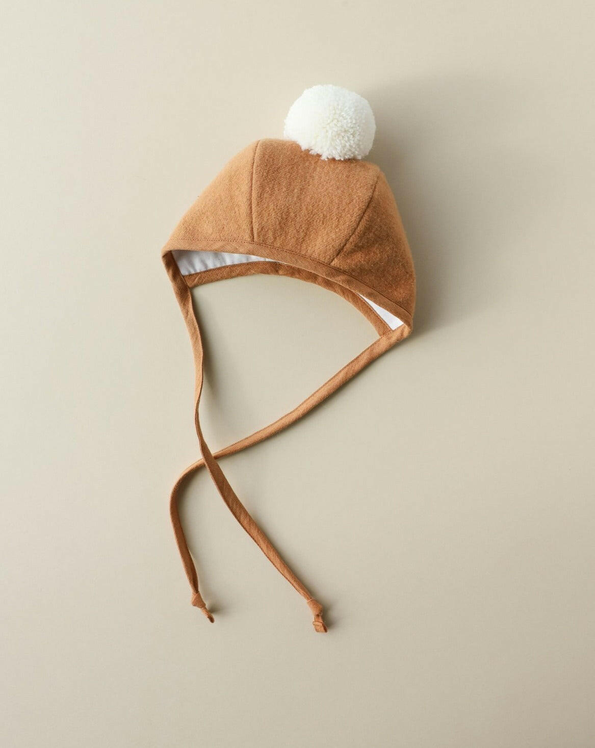Saddle Pom Briar Baby Wool Bonnet Bonnets Briar Baby