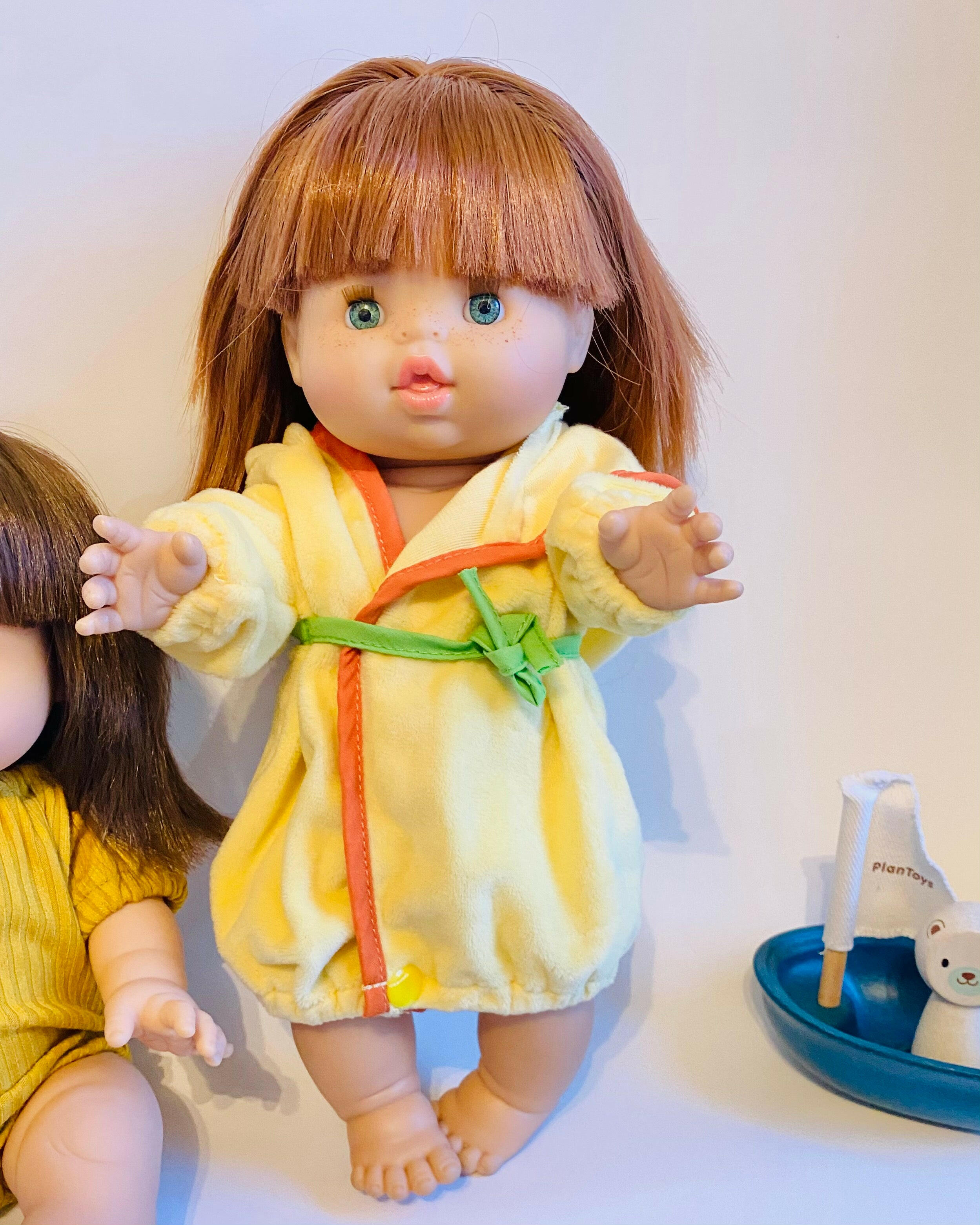 Doll Cozy Bathrobe Doll Clothing Miniland