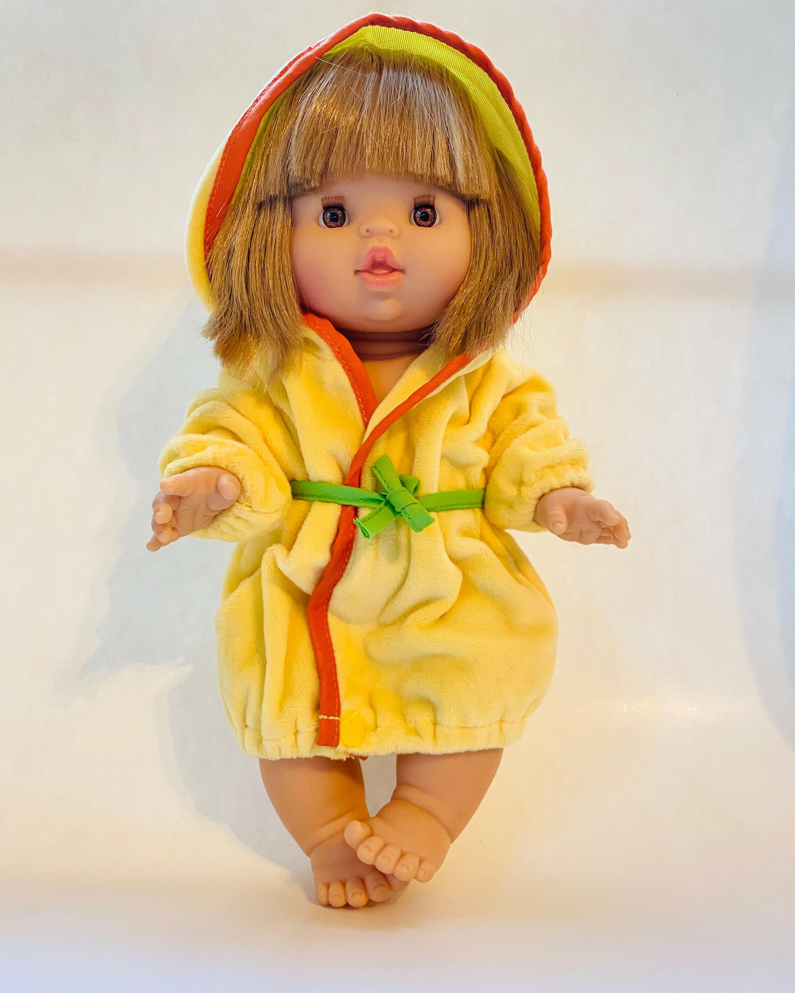 Doll Cozy Bathrobe Doll Clothing Miniland