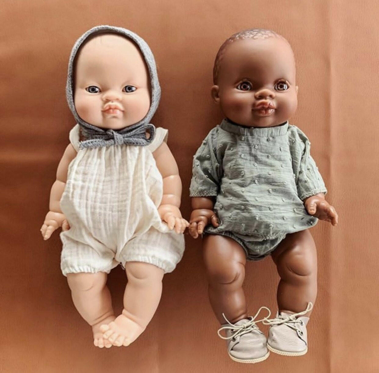 Minikane Little Black Baby Girl Doll - Brown Eyes Dolls Minikane