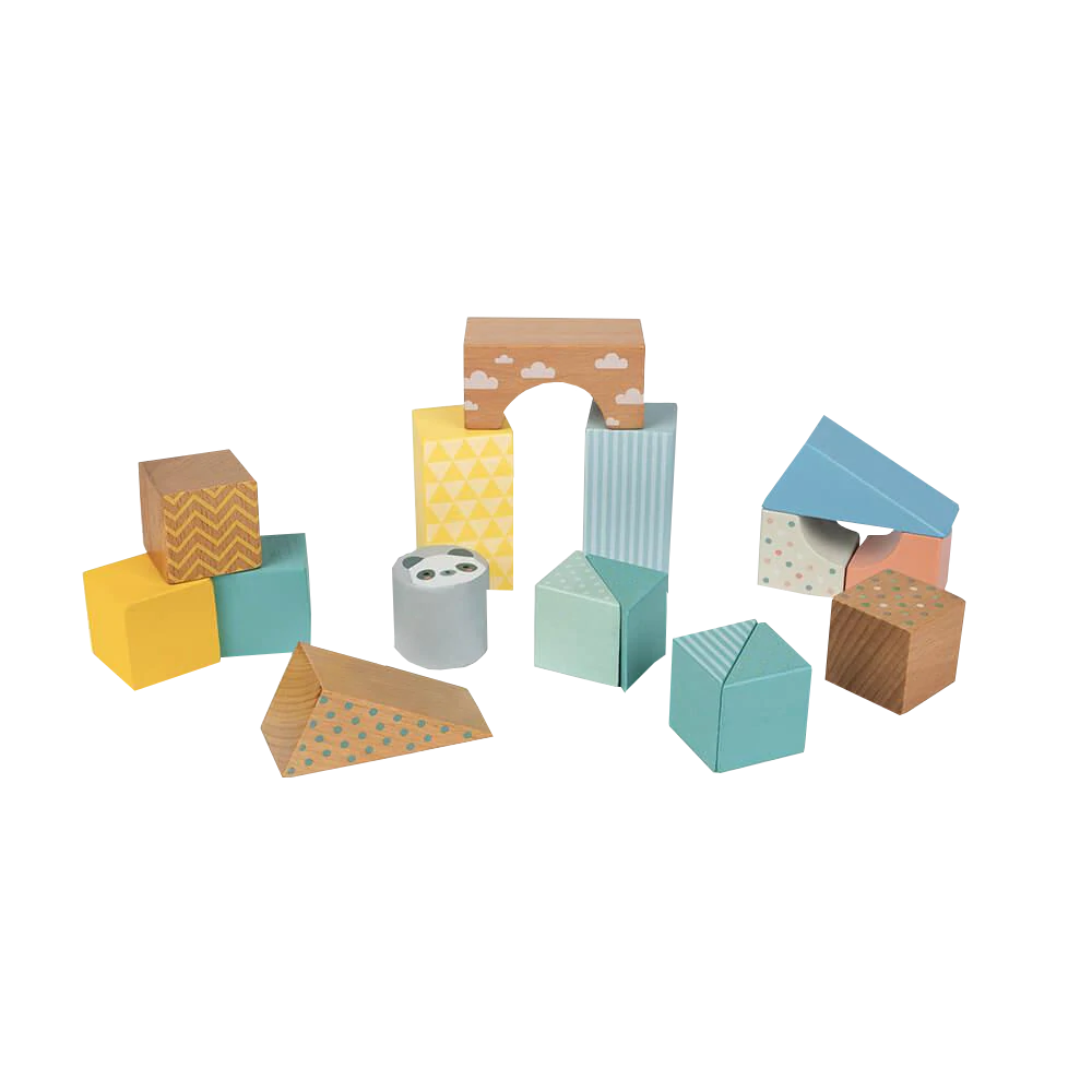 Pure Pull-Along Blocks Cart Blocks Janod