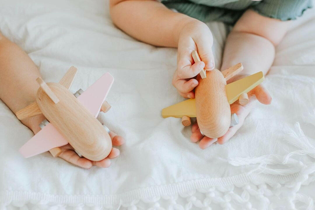 Limited Edition Mini Jet Wooden Toys kiko+ and gg*