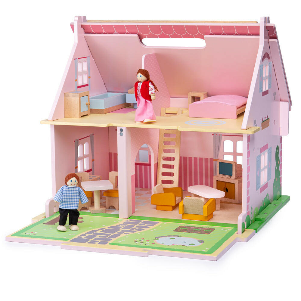 Heritage Playset Blossom Cottage by Bigjigs Toys US  Bigjigs Toys US