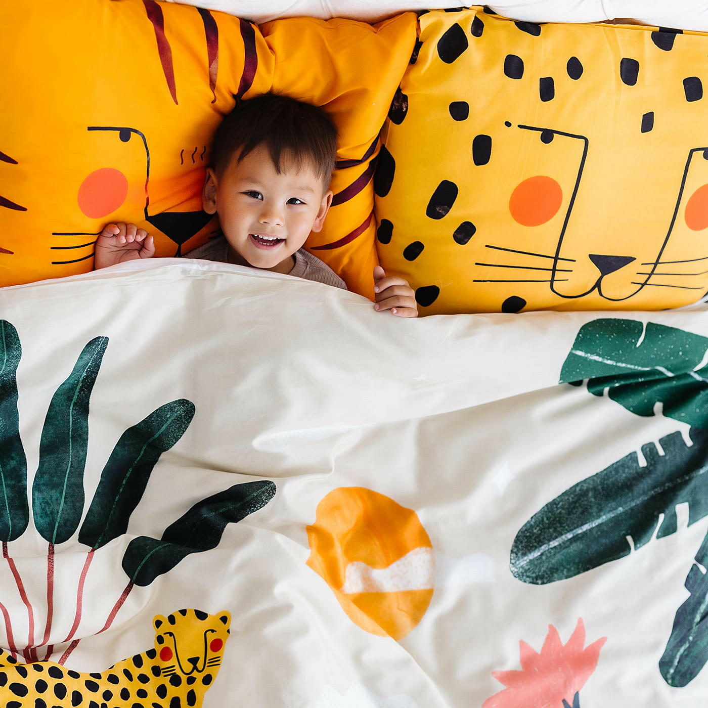 In The Jungle Duvet & Pillowcase Big Kid Bedding Rookie Humans