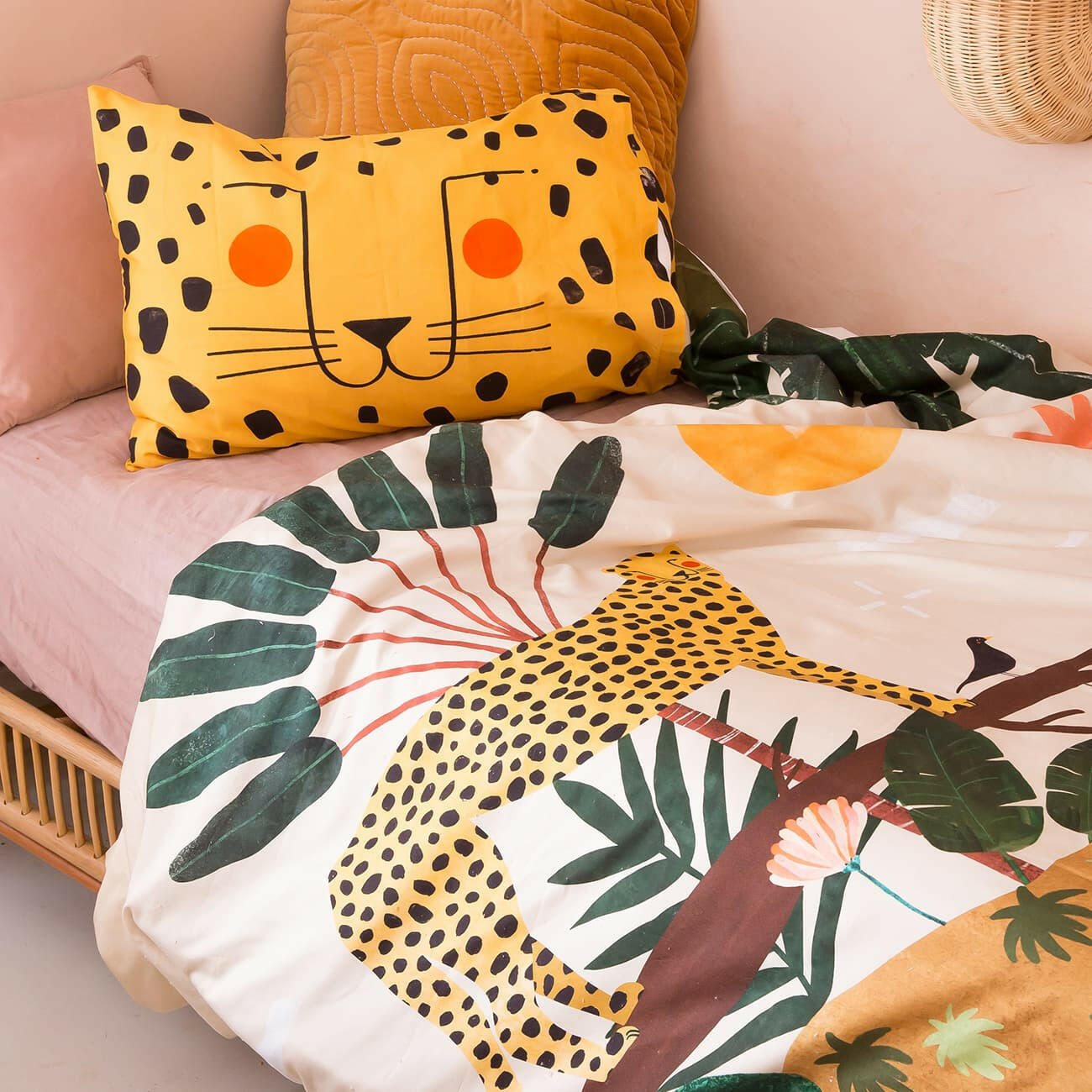 In The Jungle Duvet & Pillowcase Big Kid Bedding Rookie Humans