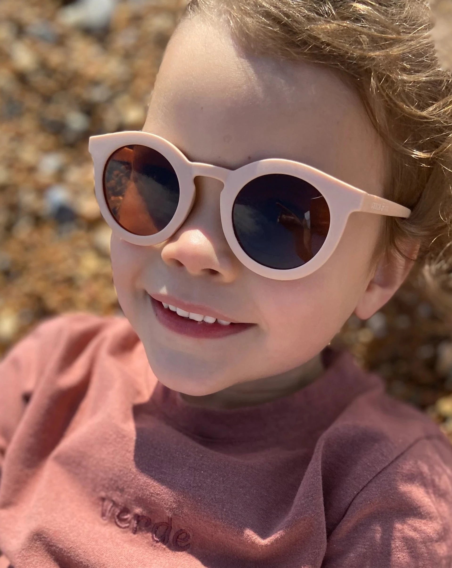 Sustainable Kids Polarized Sunglasses - Shell Sunglasses Grech & Co.
