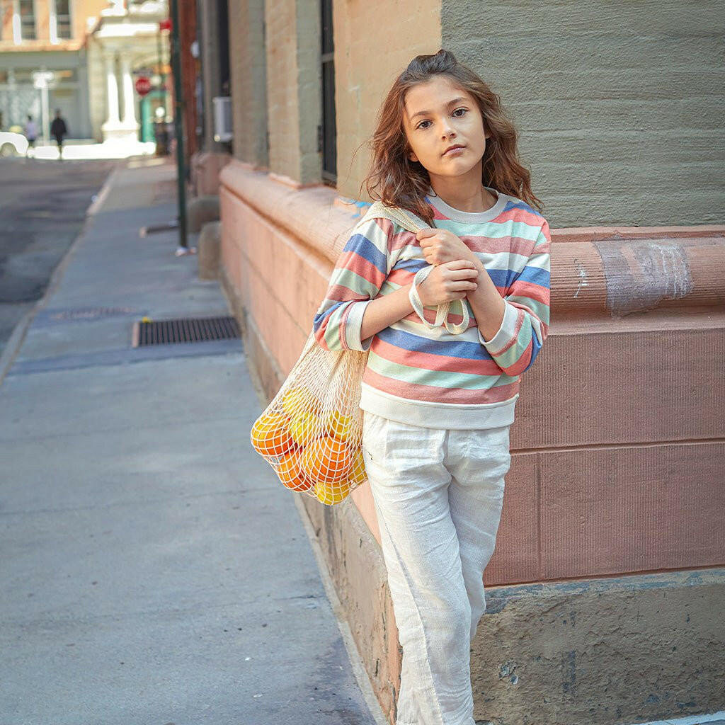 Stripes Kid Summer Sweatshirt sweatshirt Mon Coeur
