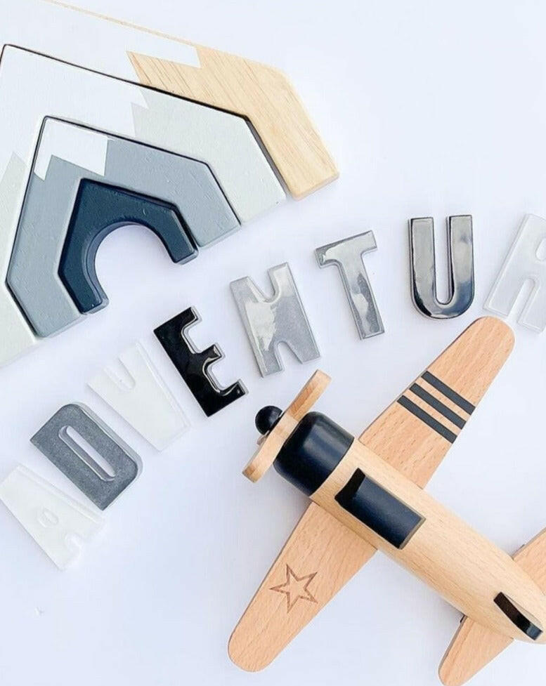 Hikoki propeller - Wooden Wind-up Propeller Plane Kids Propeller Plane Toy kiko+ and gg*