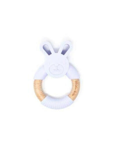 Bunny Ear Teether Baby Essentials Three Hearts Lavender Fog