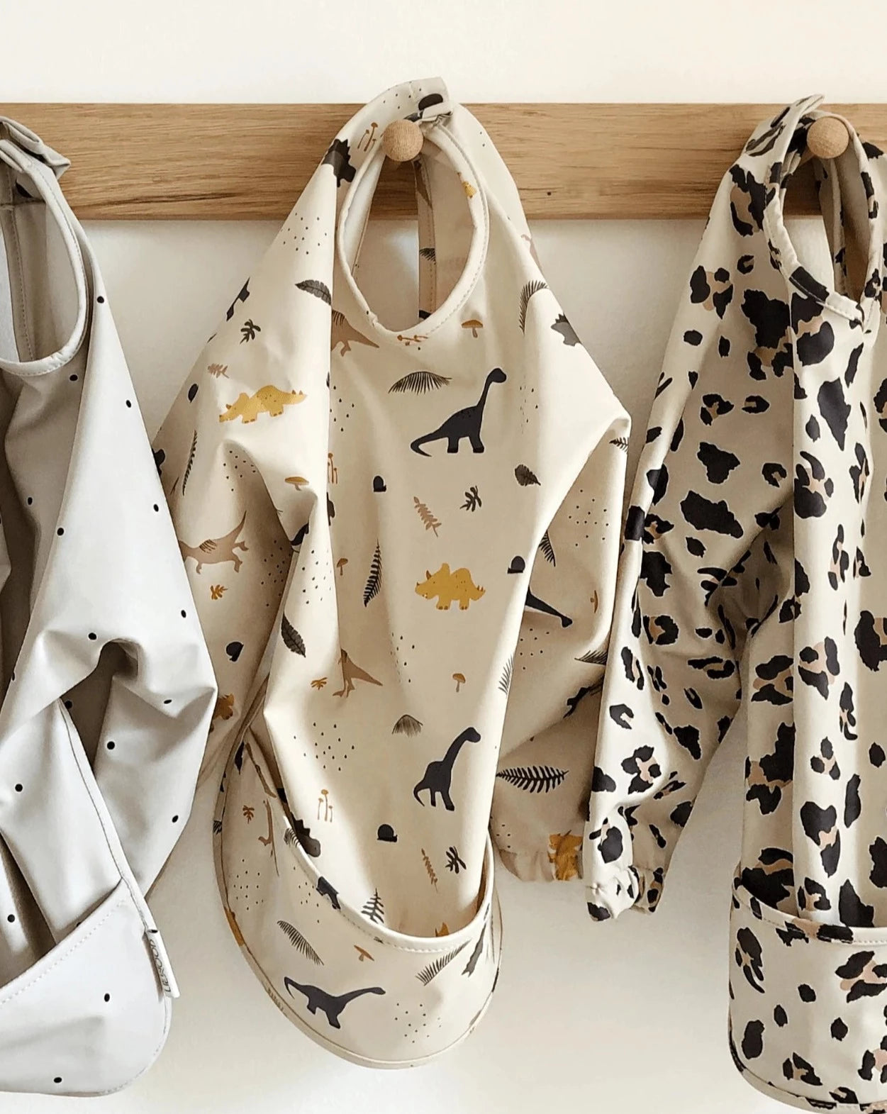 Waterproof Baby & Toddler Bib - Dinosaurs Bibs Little Wonder & Co.