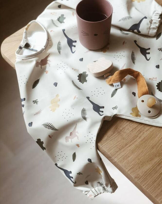 Waterproof Baby & Toddler Bib - Dinosaurs Bibs Little Wonder & Co.