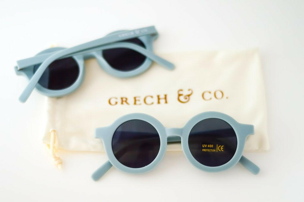 Sustainable Kids Sunglasses - Light Blue Sunglasses Grech & Co.