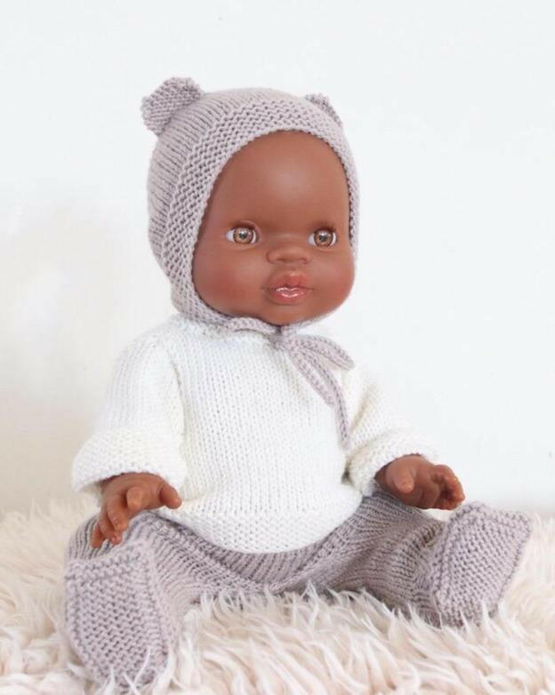 Minikane Little Black Baby Boy Doll - Brown Eyes Dolls Minikane