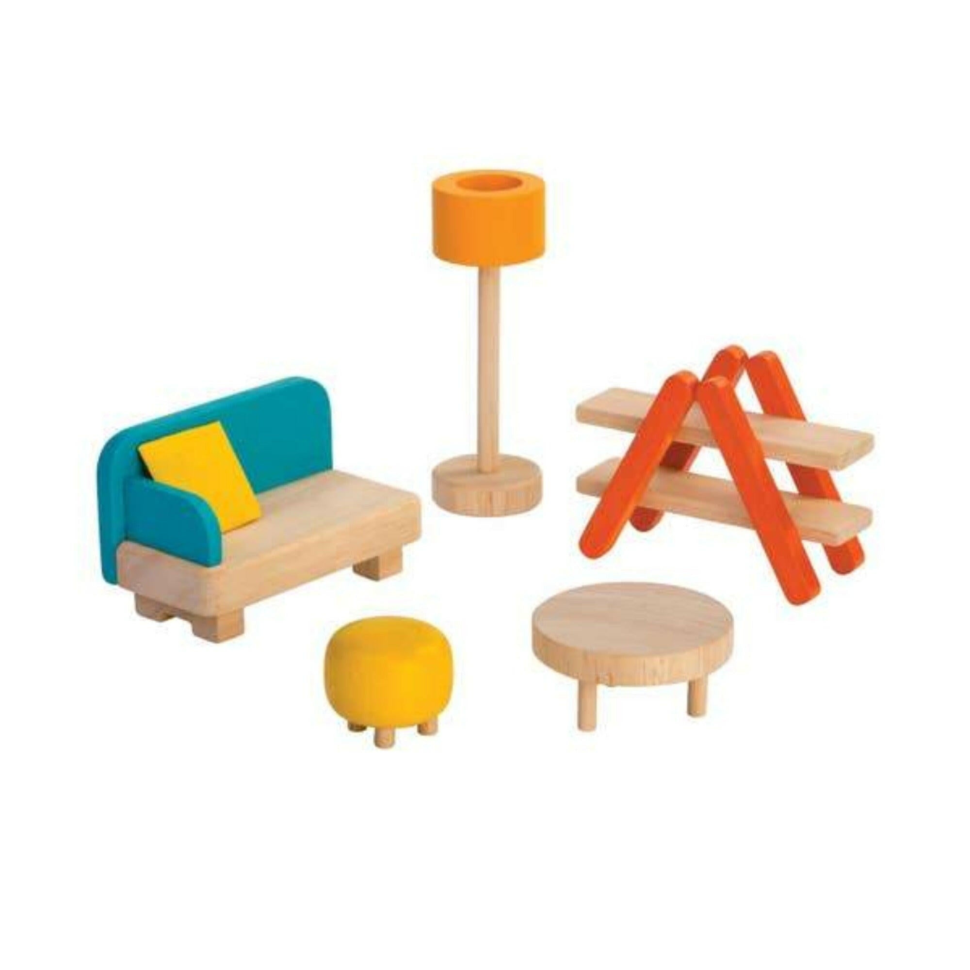 Plan Toys Living Room Dollhouse Furniture PlanToys