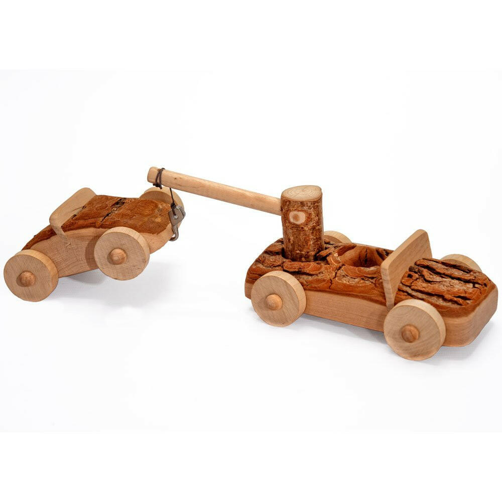 Tow Truck with Car Kids Toys Magic Wood