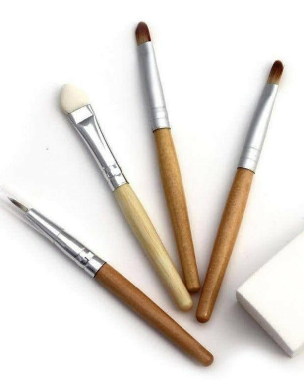 Eco Makeup Applicator Set Art Supplies Natural Earth Paint