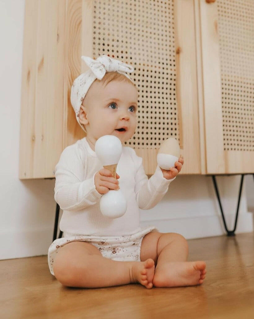 Double Maraca Musical Toys Babynoise