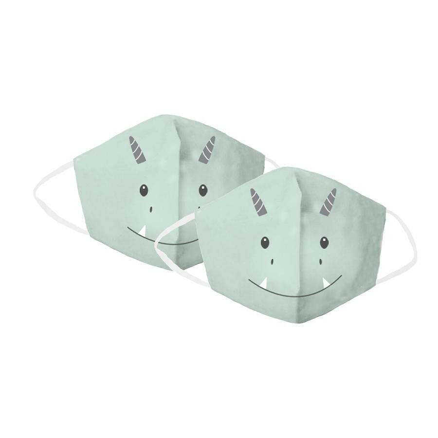 Sage Dragon Children's Face Cover 2 Pack Set Mask MON AMI