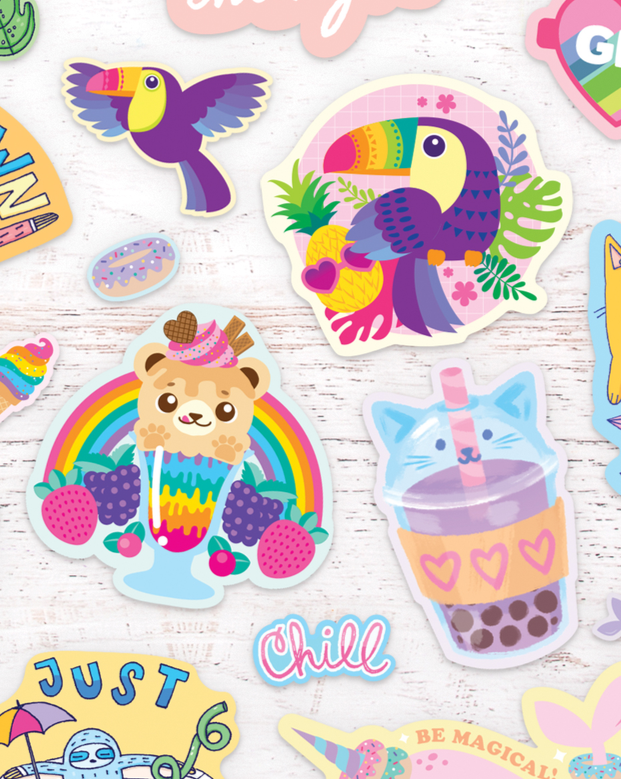 Scented Scratch Stickers - Mer-Made To Party Art Supplies OOLY - Art & School Supplies