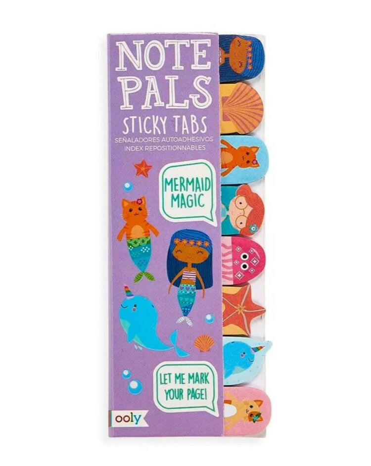 Note Pals Sticky Tabs: Mermaid Magic Art Supplies OOLY - Art & School Supplies