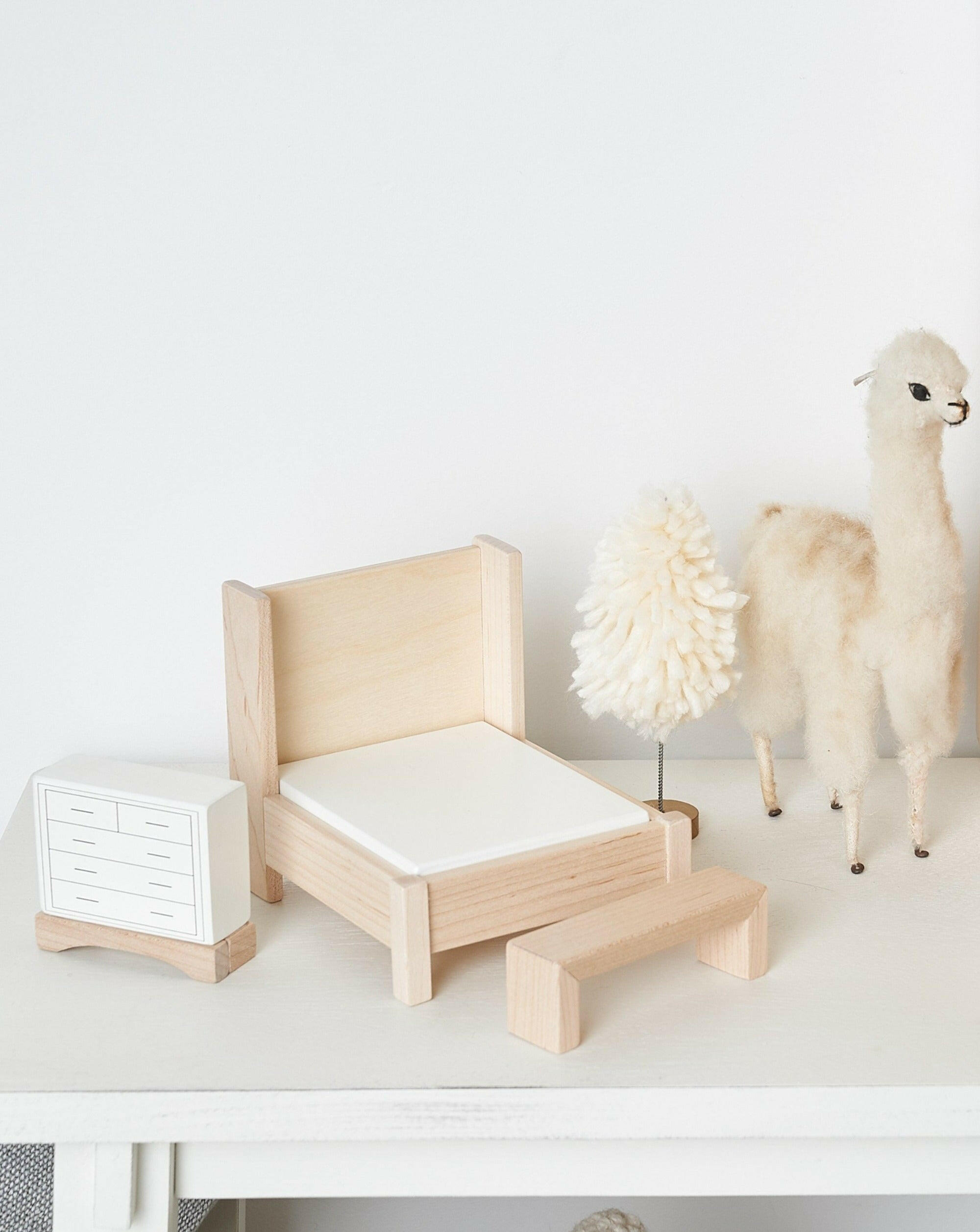 Bedroom Dollhouse Furniture Set Doll Accessories Milton & Goose
