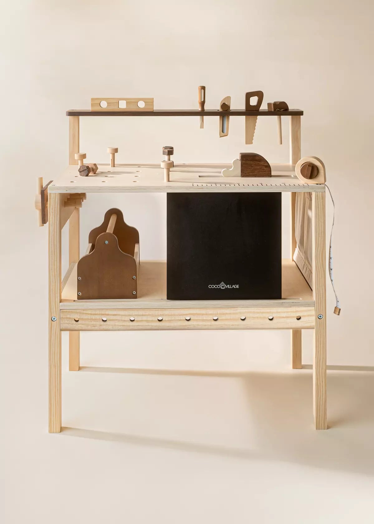 Mini Wooden Workbench Playset Play Tools Coco Village