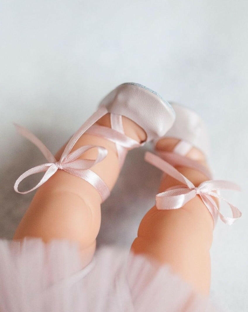 Doll Ballerina "Pointe" Shoes Doll Accessories Little Wonder & Co.