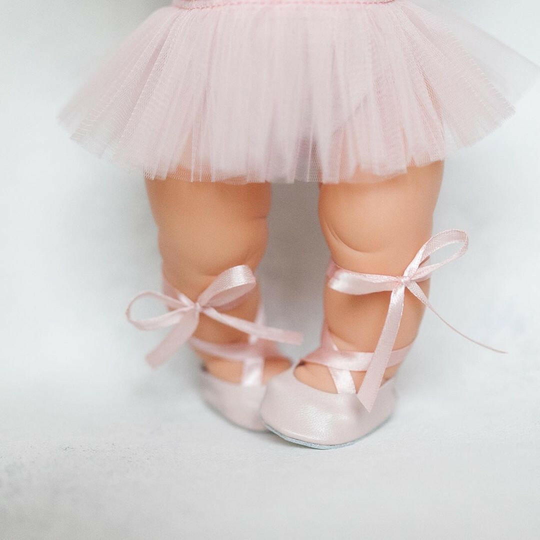 Doll Ballerina "Pointe" Shoes Doll Accessories Little Wonder & Co.