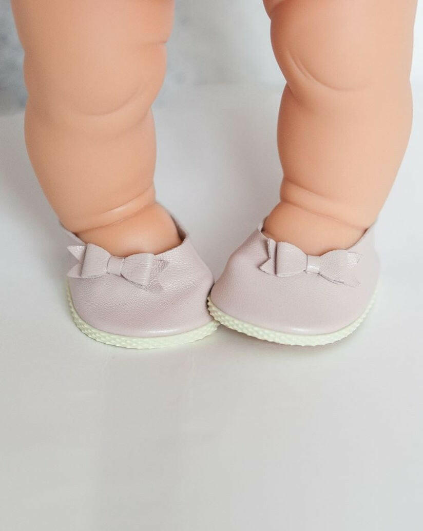 Minikane Doll Shoes Doll Accessories Little Wonder & Co. Leather / Lilac
