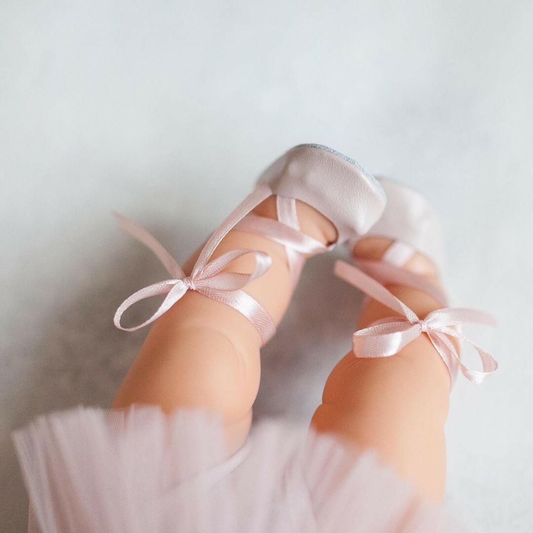 Doll Ballerina "Pointe" Shoes Doll Accessories Little Wonder & Co.