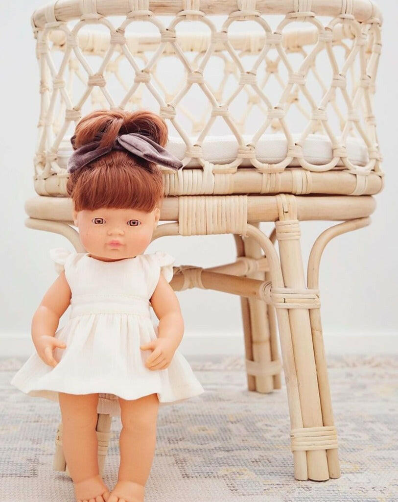 Baby Girl Redhead Doll - Mandy Doll Miniland  Dolls