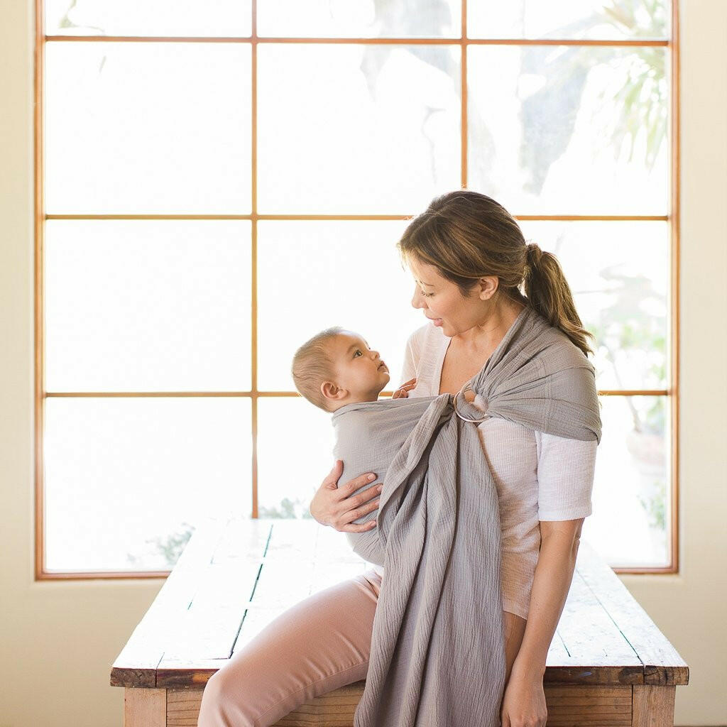 Moby Sling - Pewter Baby Essentials Moby