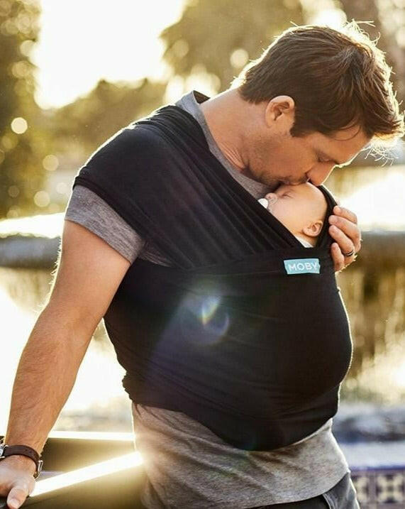 Moby Wrap Evolution - Black Baby Essentials Moby